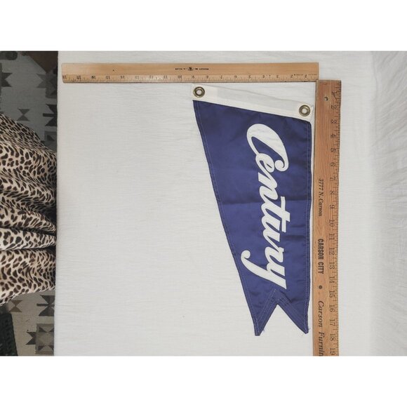 18" Century Burgee Pennant Nautical Boat Flag (1951-1956) Skipper Rudy Nylon - Picture 2 of 8